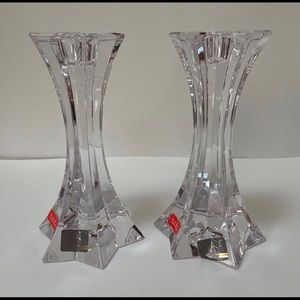 Mikasa crystal candlesticks